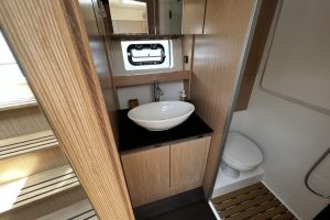 Interior cabin of Bavaria SR36